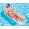 Надувной матрас-кресло для плавания INTEX 160х85 см с окном, до 100 кг, от 14 лет, прозрачный 58802 PPOZPACHHYII